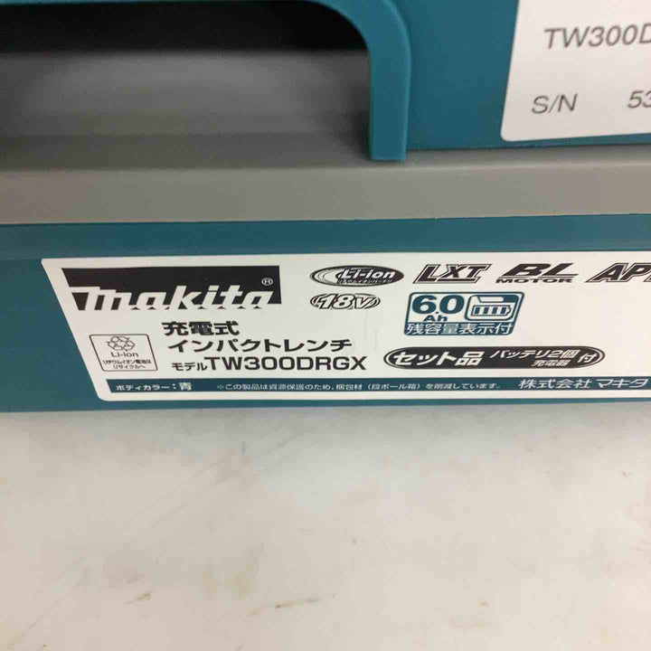 ★マキタ(makita) コードレスインパクトレンチ TW300DRGX【狭山】