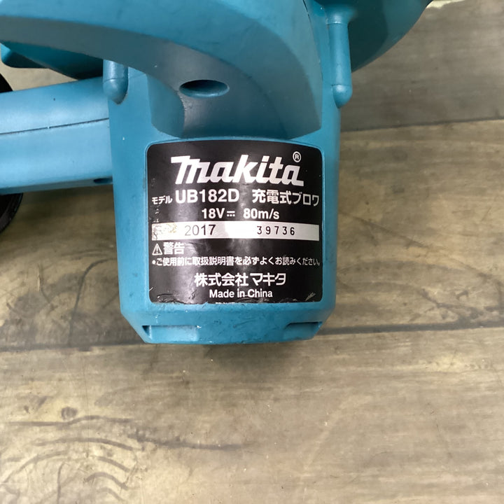 マキタ(makita) コードレスブロワ UB182DZ 【東大和店】