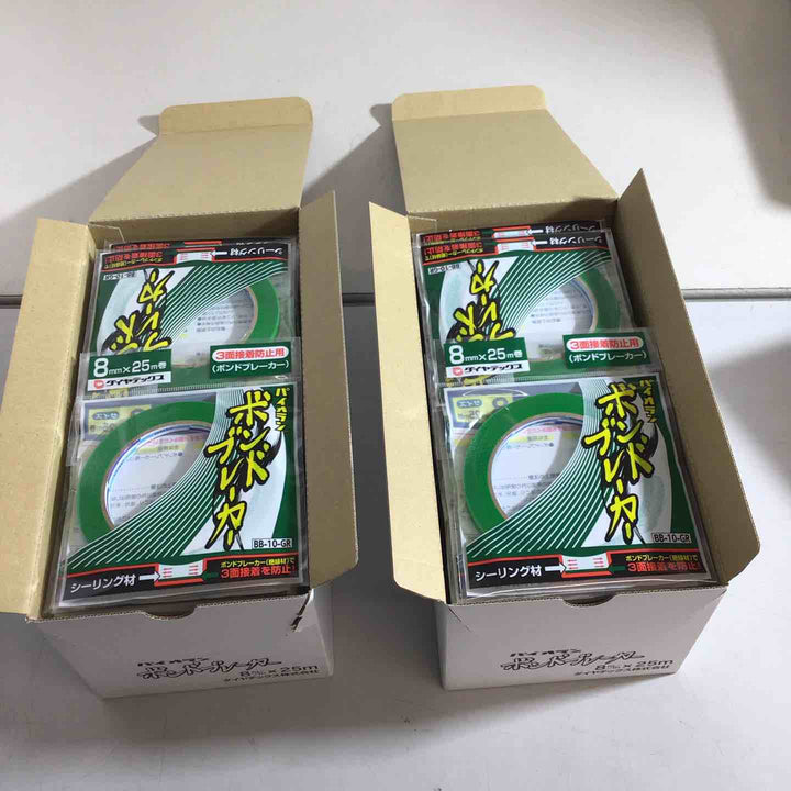 【未使用品】ダイヤテック ボンドブレーカーテープ 8mmx25m 30巻入 2箱 60巻【戸田店】