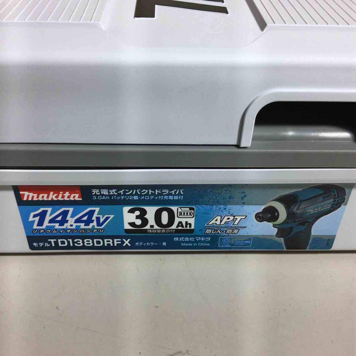 【未使用品】マキタ(makita) コードレスインパクトドライバー TD138DRFX【桶川店】