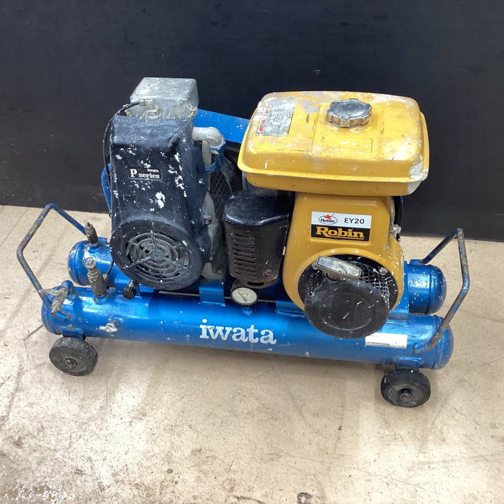【店頭受取り限定】アネスト岩田 iwata 3.5馬力エンジンコンプレッサー SUE-152PB【戸田店】