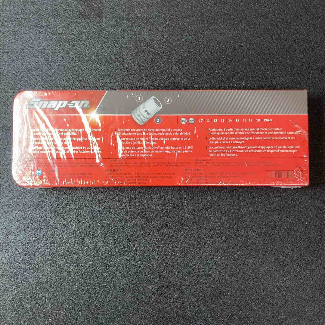 【未使用(店頭展示品)】スナップオン(Snap-on) 1/2" ソケットセット ショート 6ポイント ミリサイズ 310TWMYA【東大和店】