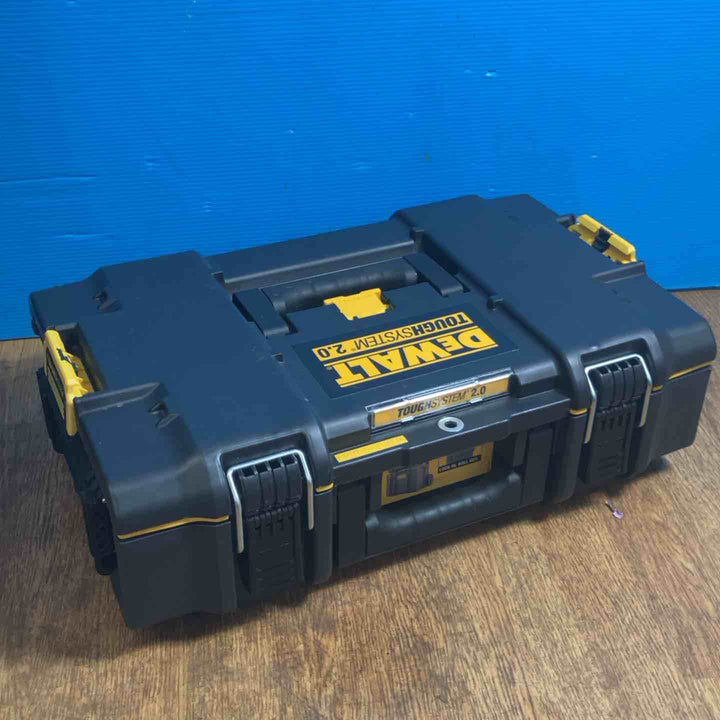 【店頭受取り限定】デウォルト(DEWALT) タフシステム 3点セット モバイルボックス(DWST83295-1)・2段チェスト(DWST83529-1)・シャローボックス(DWST83293-1)【岩槻店】