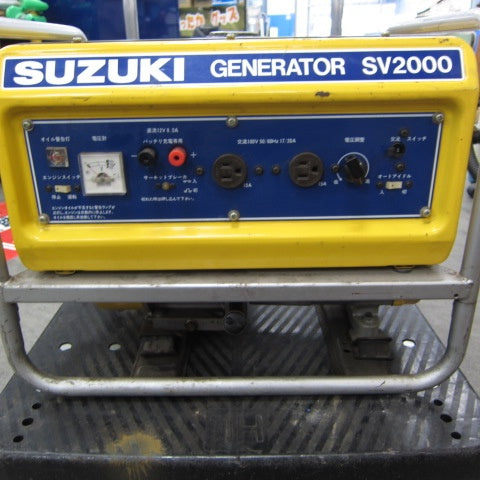 店頭受取り限定】SUZUKI スズキ SV2000 エンジン発電機【川崎店
