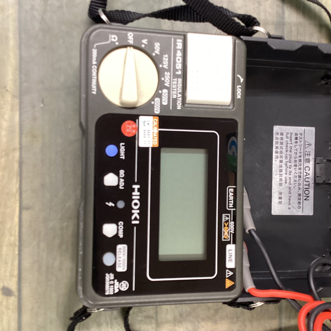 ○ 日置電機(HIOKI) インスレーションテスター 絶縁抵抗計 IR4051-10 【東大和店】