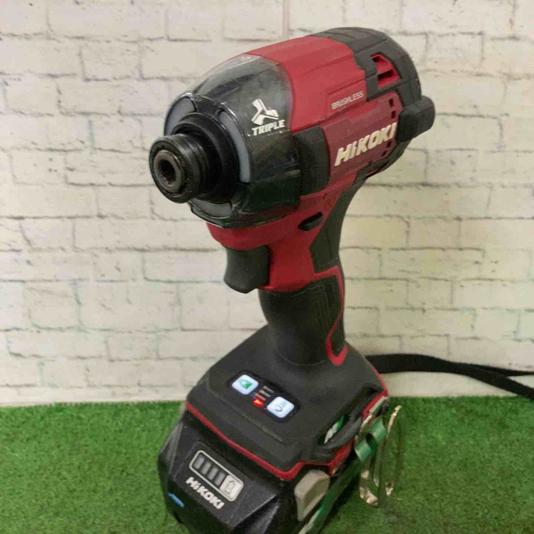 ★ハイコーキ(HIKOKI ※旧:日立工機) コードレスインパクトドライバ スコーピオンレッド WH36DD(2XHRSZ)【町田店】