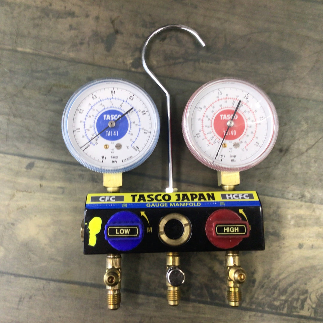 〇TASCO ゲージマニホールド TA141F/TA140F 【東大和店】