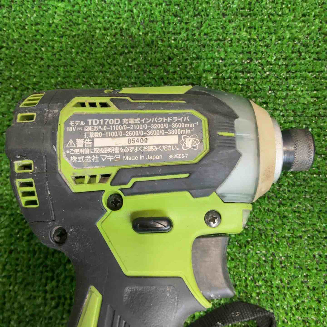 ★マキタ(makita) コードレスインパクトドライバ TD170DRGXL【草加店】