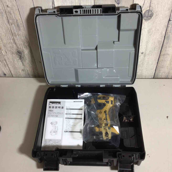 【未使用品】 マキタ makita コードレス インパクトドライバー TD173DGXPY LTX20周年限定色 プレミアムイエロー 本体＋ケース 20周年 【戸田店】