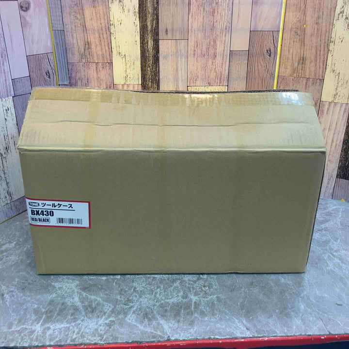 ◇トネ(TONE) ツールケース BX430 レッド V型3段式【八潮店】