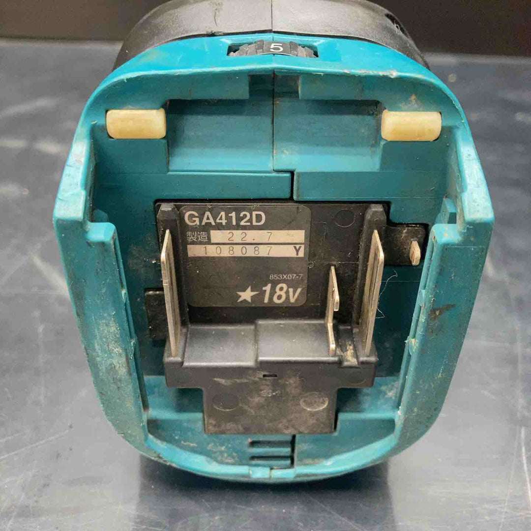マキタ(makita) 100mmコードレスディスクグラインダ GA412DZ【川越店】