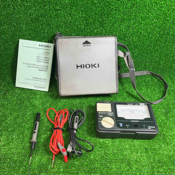 【現状品】HIOKI(日置電機) 絶縁抵抗計 アナログメグオームハイテスタ IR4013-10【藤沢店】