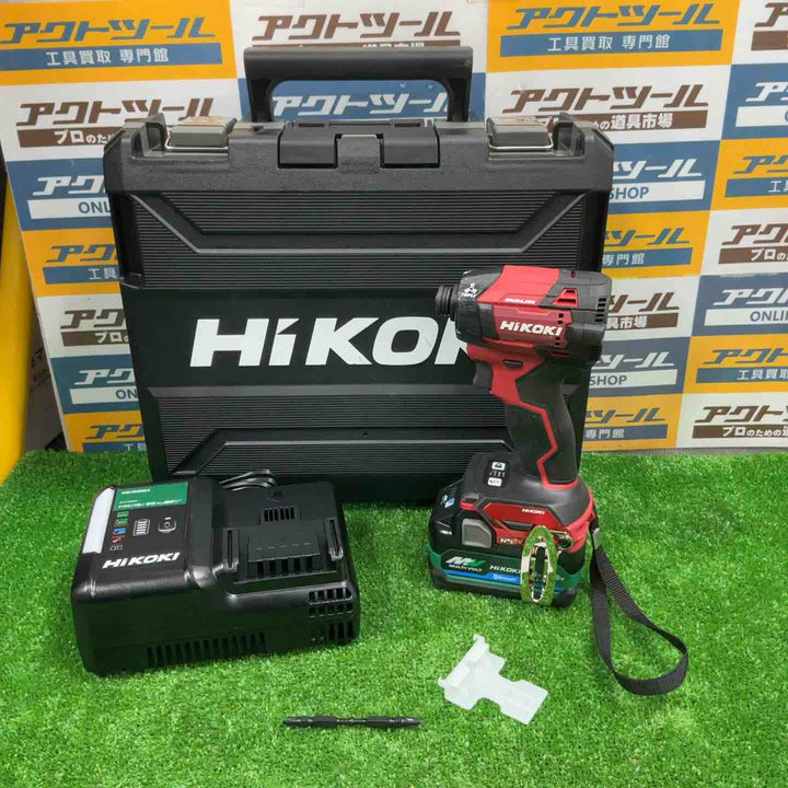 ★ハイコーキ(HIKOKI ※旧:日立工機) コードレスインパクトドライバ スコーピオンレッド WH36DD(2XHRSZ)【草加店】