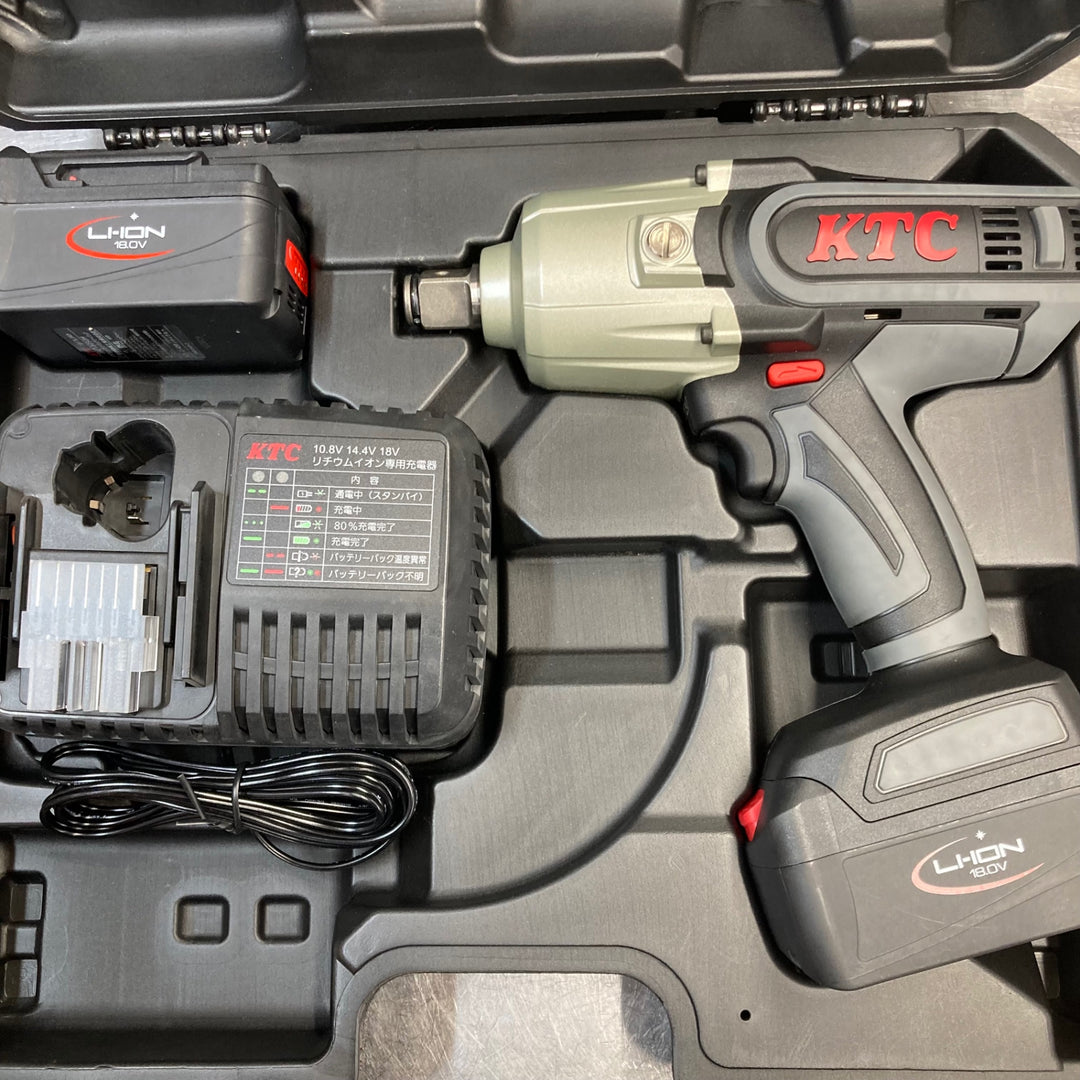 【未使用(店頭展示品)】KTC(京都機械工具)コードレスインパクトレンチ JTAE681 フルセット品【東大和店】