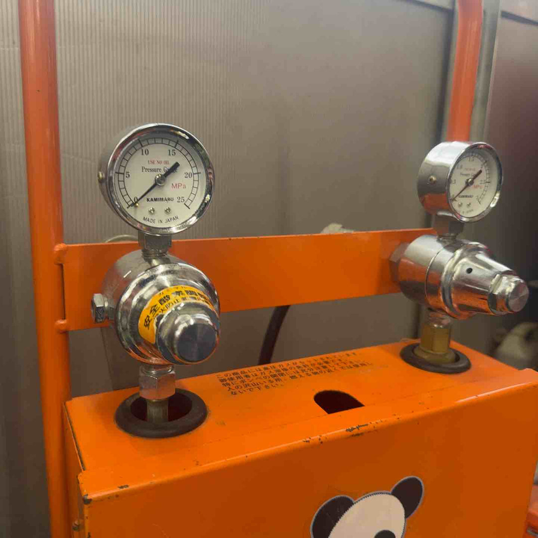 【ガスボンベなし・中古・店頭受取り限定】 カミマル アセチレン溶断器 KSパンダ 【桶川店】