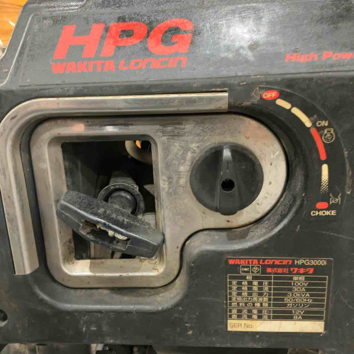 【店頭受取り限定】◇ワキタ(MEIHO) インバーター式ガソリン発電機 HPG3000i 奥行48.4×高さ41.7×幅42cm【川口店】