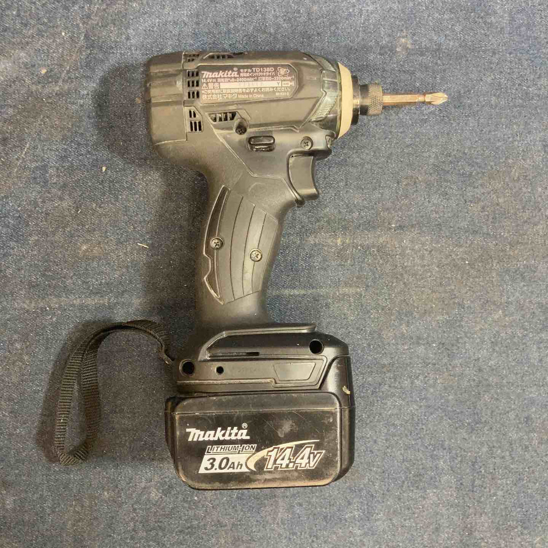 ★マキタ(makita) コードレスインパクトドライバー TD138DRFXB【八潮店】