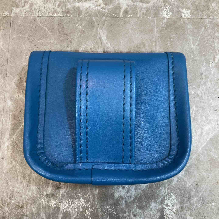 【未使用品】◇ニックス ヌメ革小物ポーチ KNS-100BOX　ブルー【八潮店】