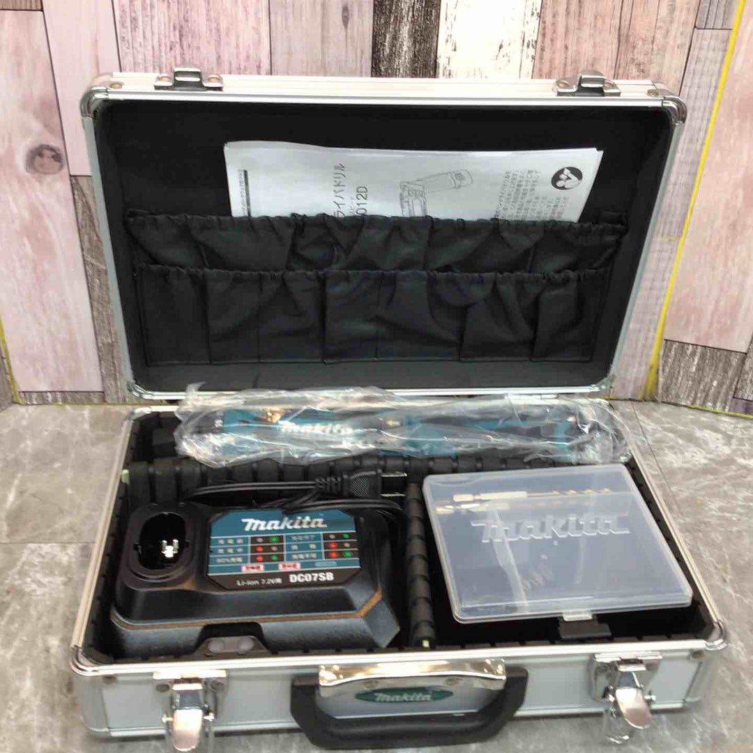 【未使用品】★マキタ makita 7.2V コードレスドリルドライバー DF012DSHX バッテリー2個付【八潮店】