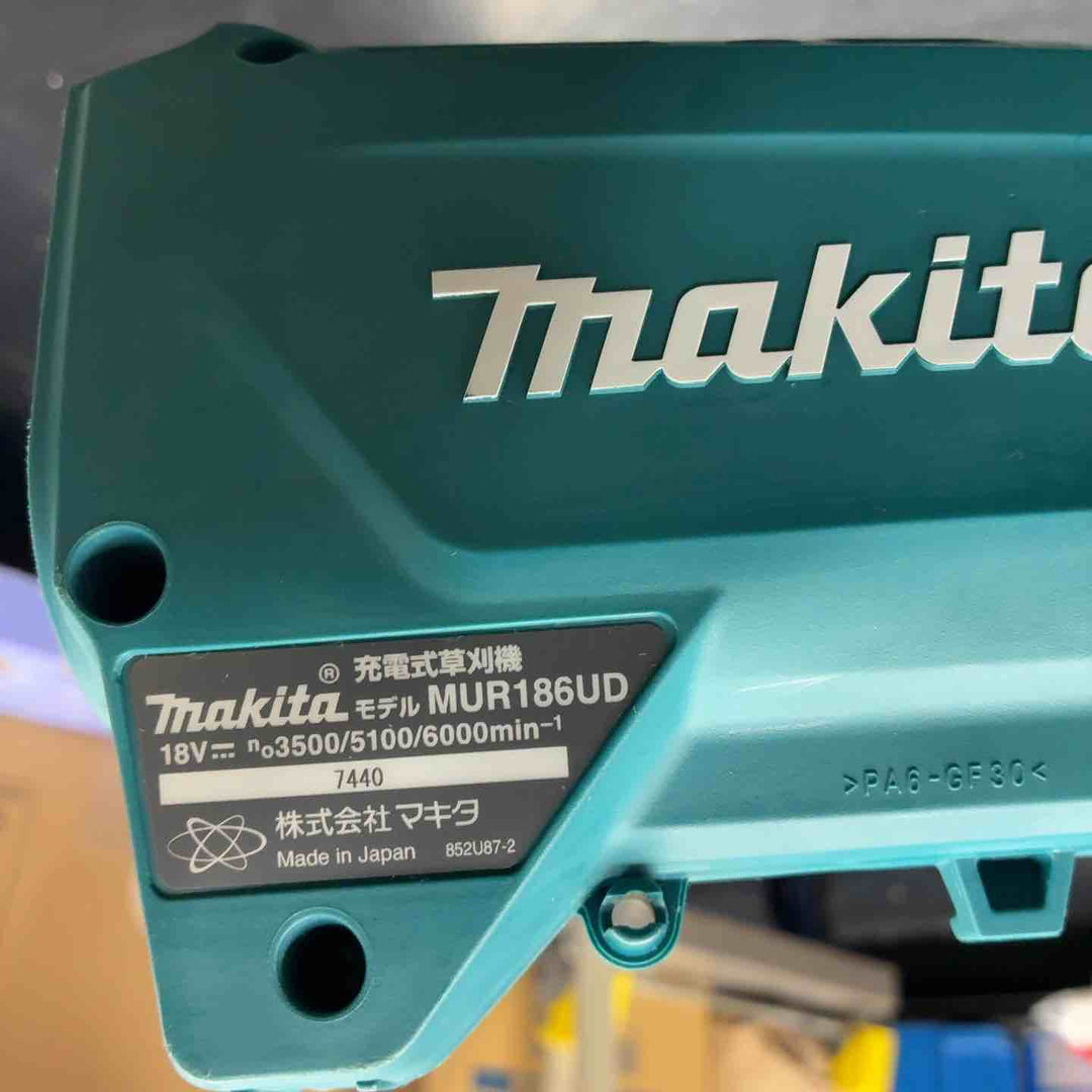【美品】 マキタ(makita) コードレス草刈機 MUR186UDZ Uハンドル 分割棹 本体のみ 【藤沢店】