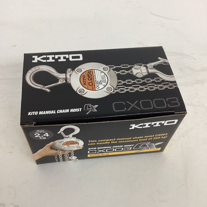 ★KITO(キトー) チェーンブロック CX003 (CX1A)【狭山】