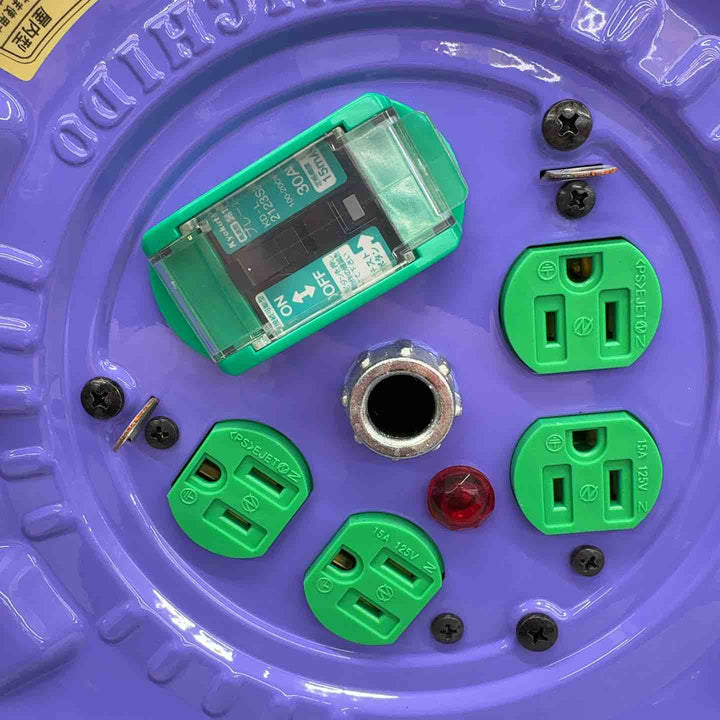 ◇日動 コードリール NP-EB34 ブレーカー付 22A-30M【八潮店】
