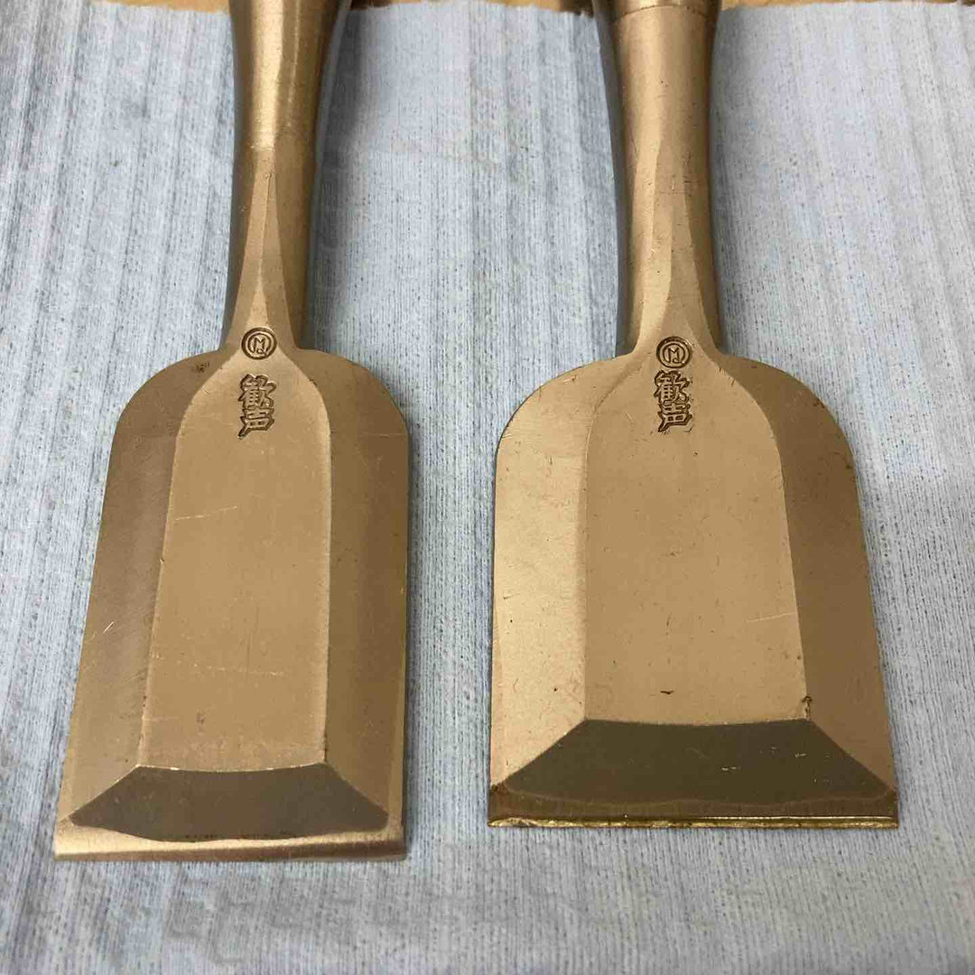 【美品】▼鑿 ノミ  「歓声」 4本組 大工道具 和工具【柏店】