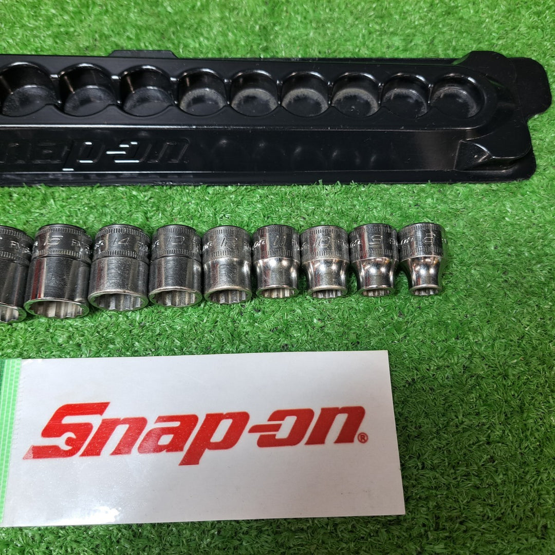 スナップオン/Snap-on 3/8sqシャローソケット 12個セット 212FMY 8mm-19mm【岩槻店】