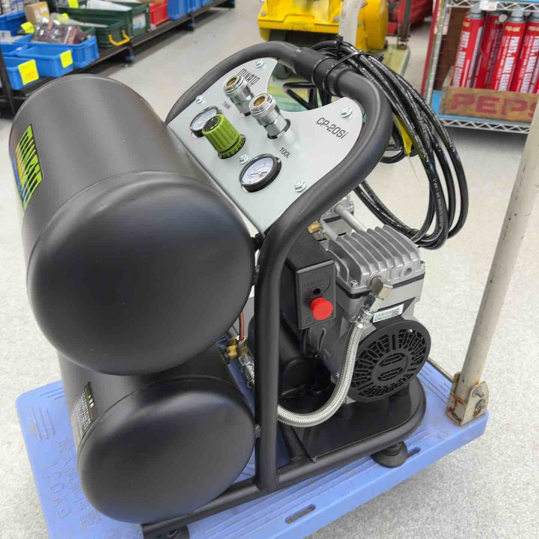 ミナト 静音オイルレス型エアーコンプレッサー CP-20Si (100V/タンク容量20L)【八潮店】