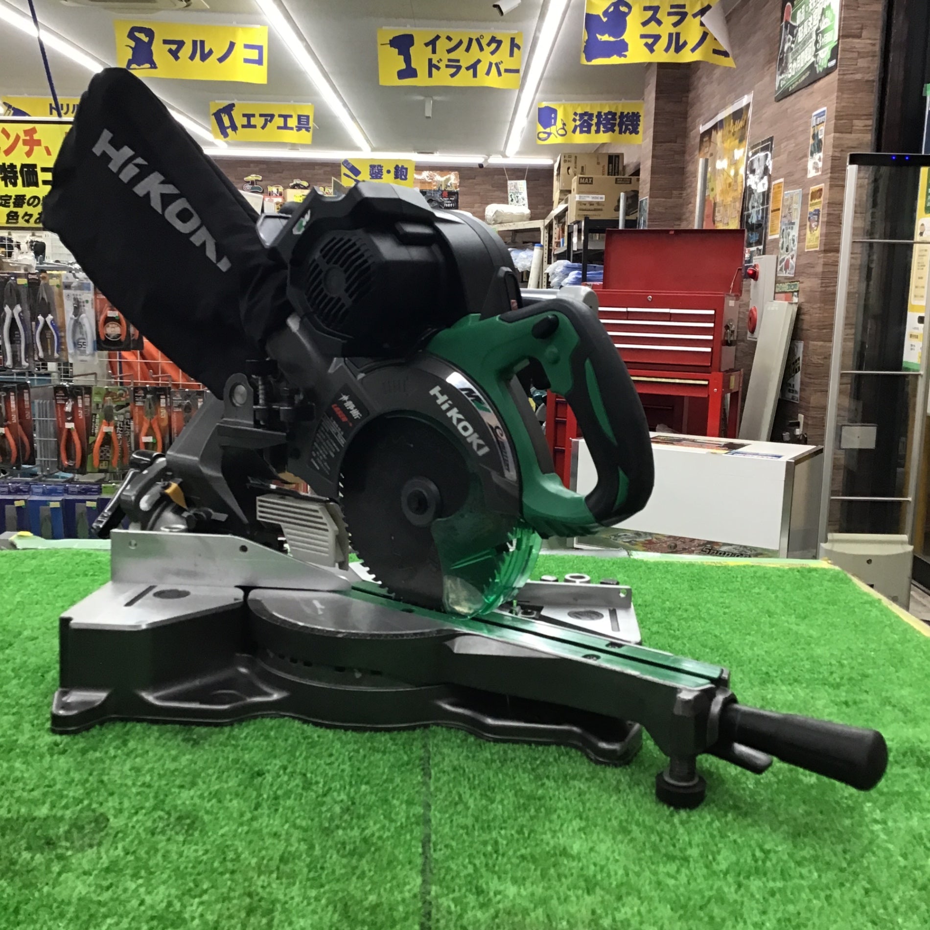 【中古品】 ハイコーキ HiKOKI マルチボルト 165mm コードレス卓上スライド丸のこ C3606DRB(NN)