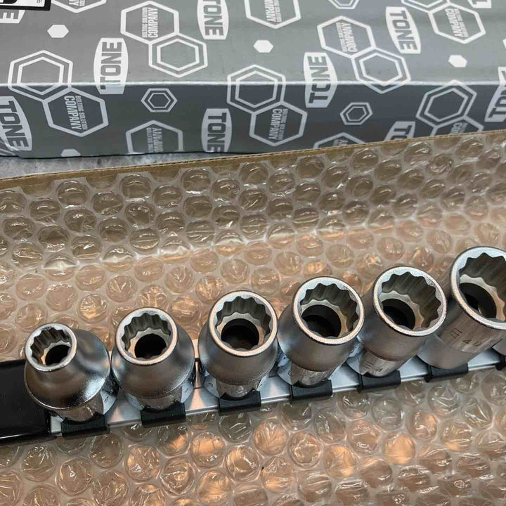 トネ(TONE) ソケットセット(12角・ホルダー付) 差込角12.7mm(1/2") HD410 内容10点【八潮店】