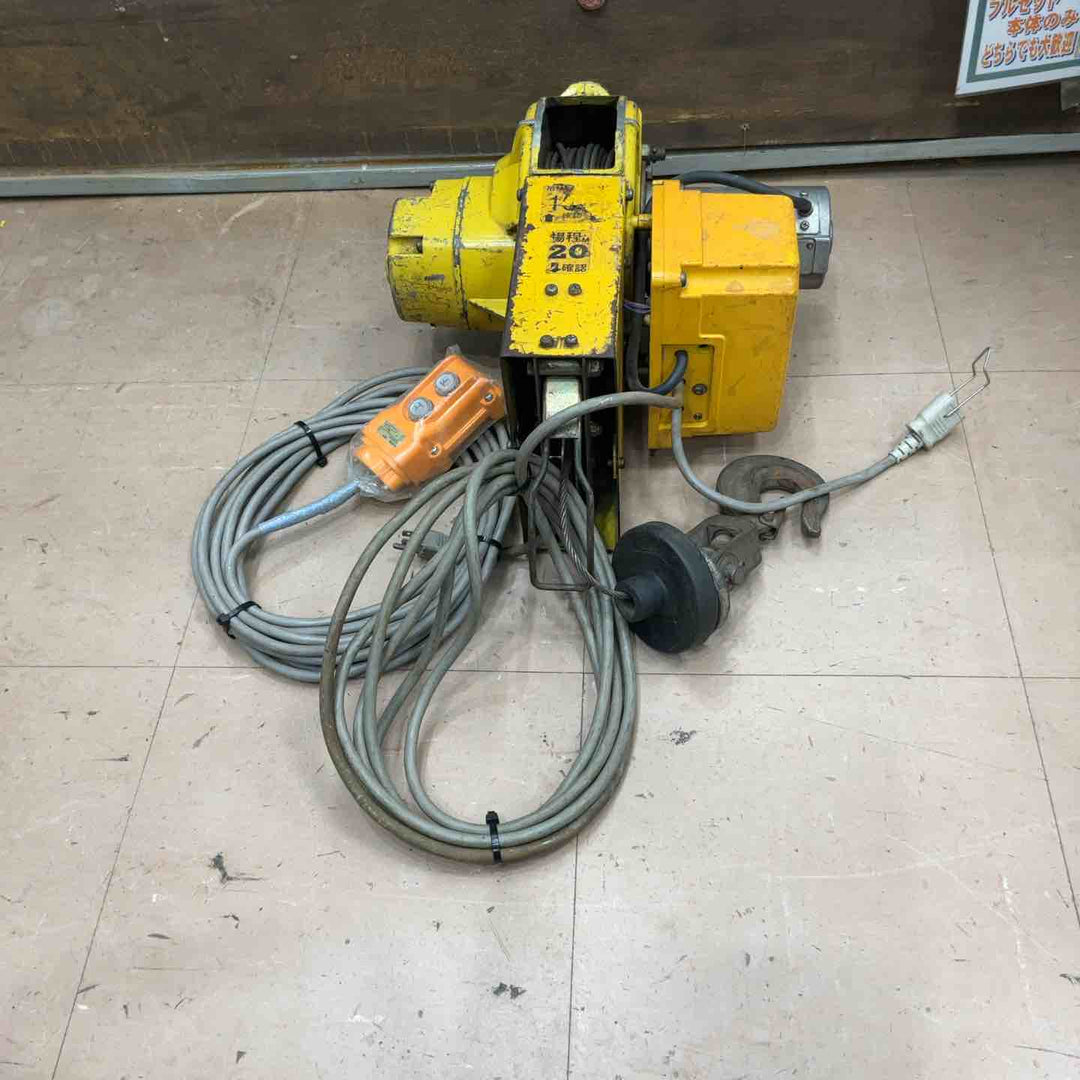 ◇トーヨーコーケン(TKK) ベビーホイスト BH-400  電動ウインチ(ワイヤー)【草加店】