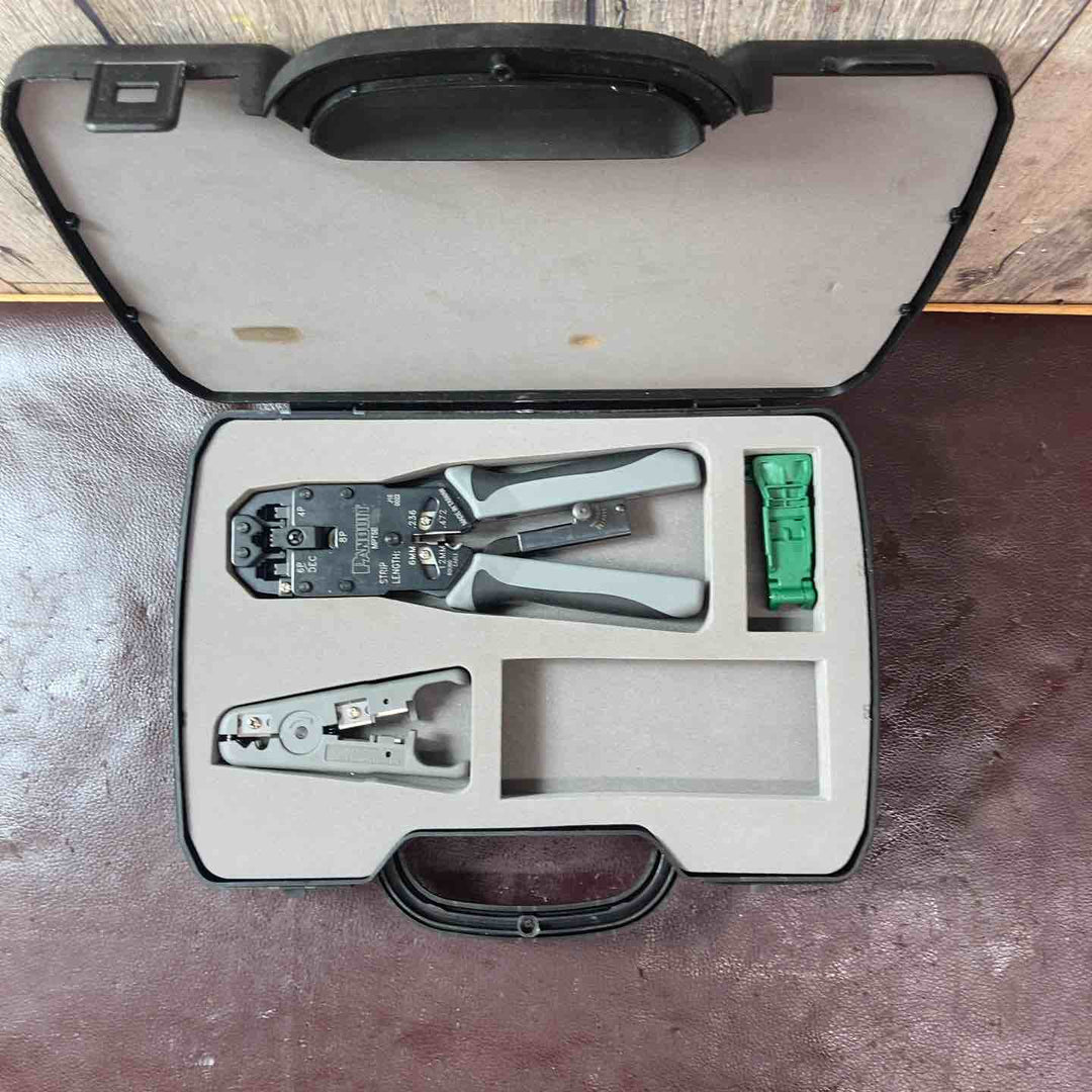 【中古品】パンドウイット モジュラプラグ圧着工具 マルチタイプ ケース付キット MPT5E-KIT【東大和店】