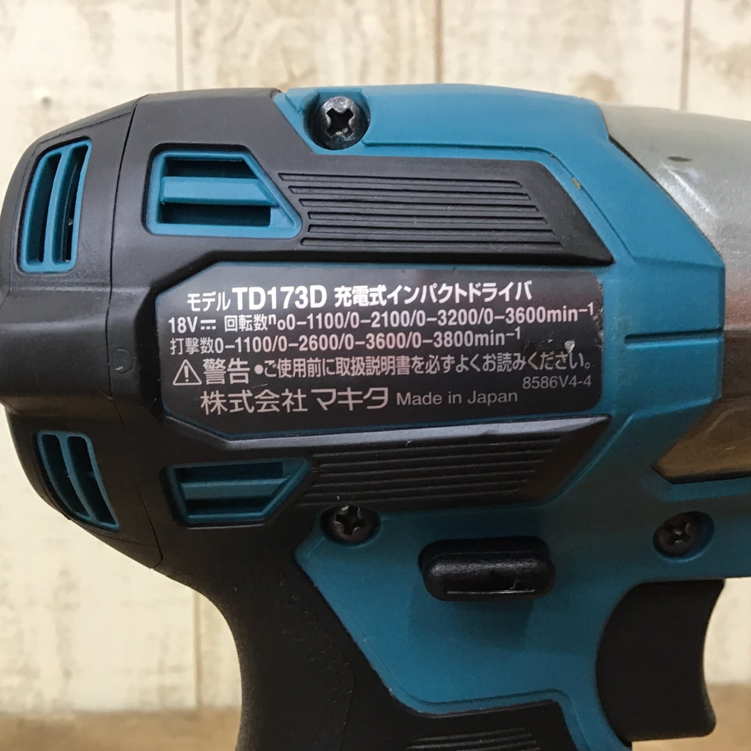 ★マキタ(makita) コードレスインパクトドライバー TD173DZ【柏店】