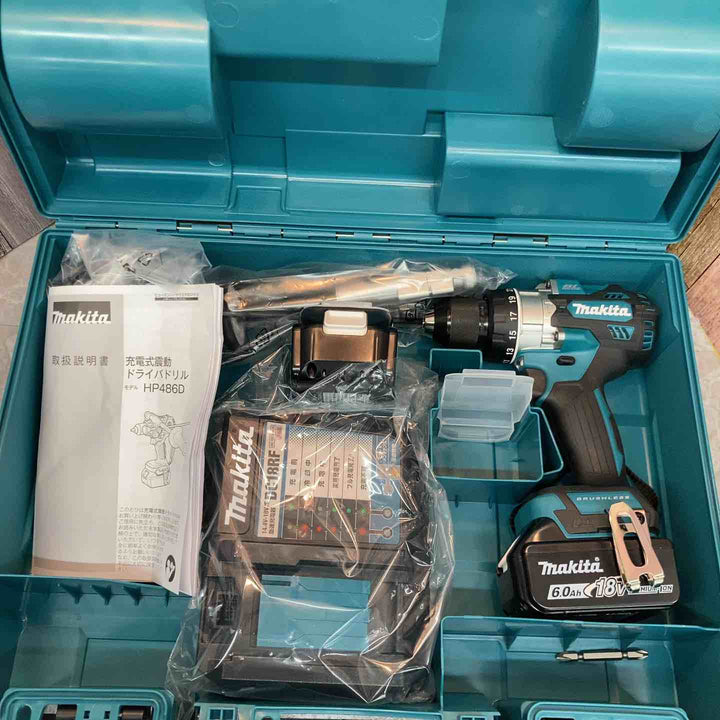 ★マキタ(makita) コードレス振動ドリルドライバー HP486DRGX【八潮店】
