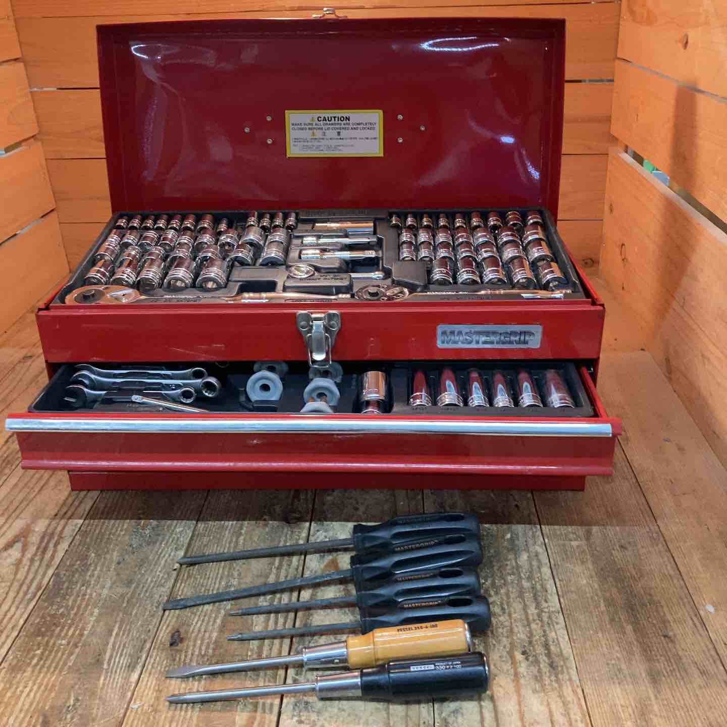 中古品】MASTERGRIP マスターグリップ 工具セット※欠品あり【所沢店