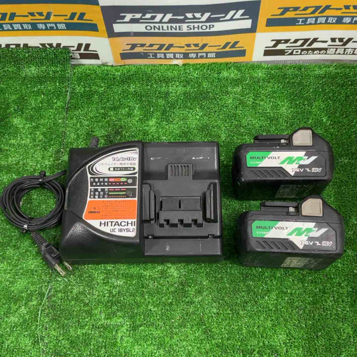 ★ハイコーキ(HIKOKI ※旧:日立工機) コードレス丸のこ C18DBL ケース・充電器・マルチボルトバッテリーBSL36A18×2 付き【草加店】