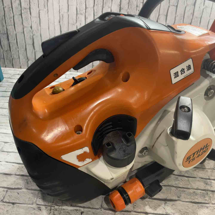【店頭受取り限定】STIHL(スチール) TS 420 コンパクトカットオフソー(14インチブレード)【川口店】
