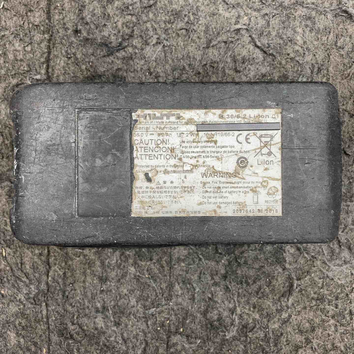 【中古・現状品】 ヒルティ/HILTI リチウムイオンバッテリー B36/5.2 36V/5.2Ah 【鴻巣店】