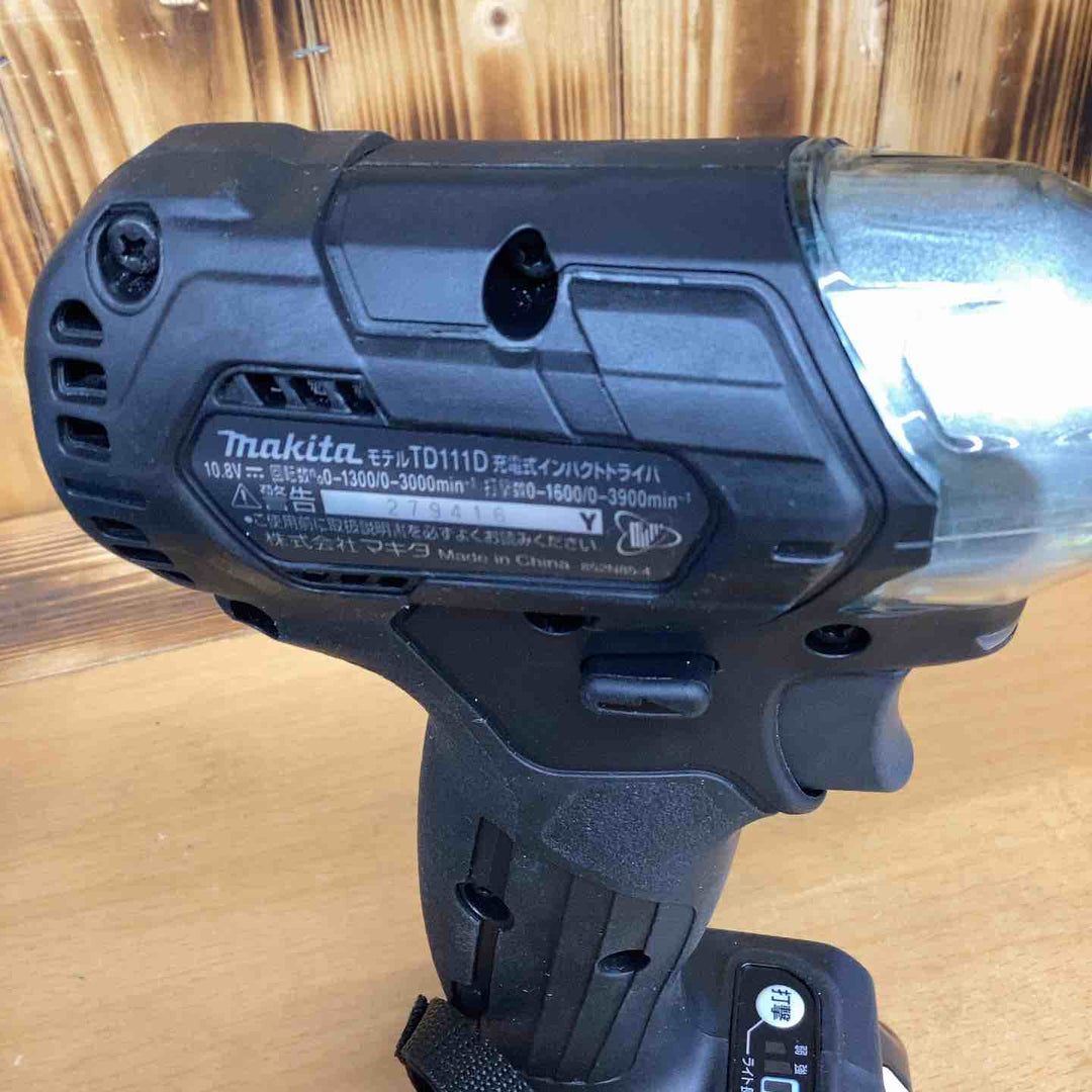★マキタ(makita) コードレスインパクトドライバー TD111DSHXB【越谷店】