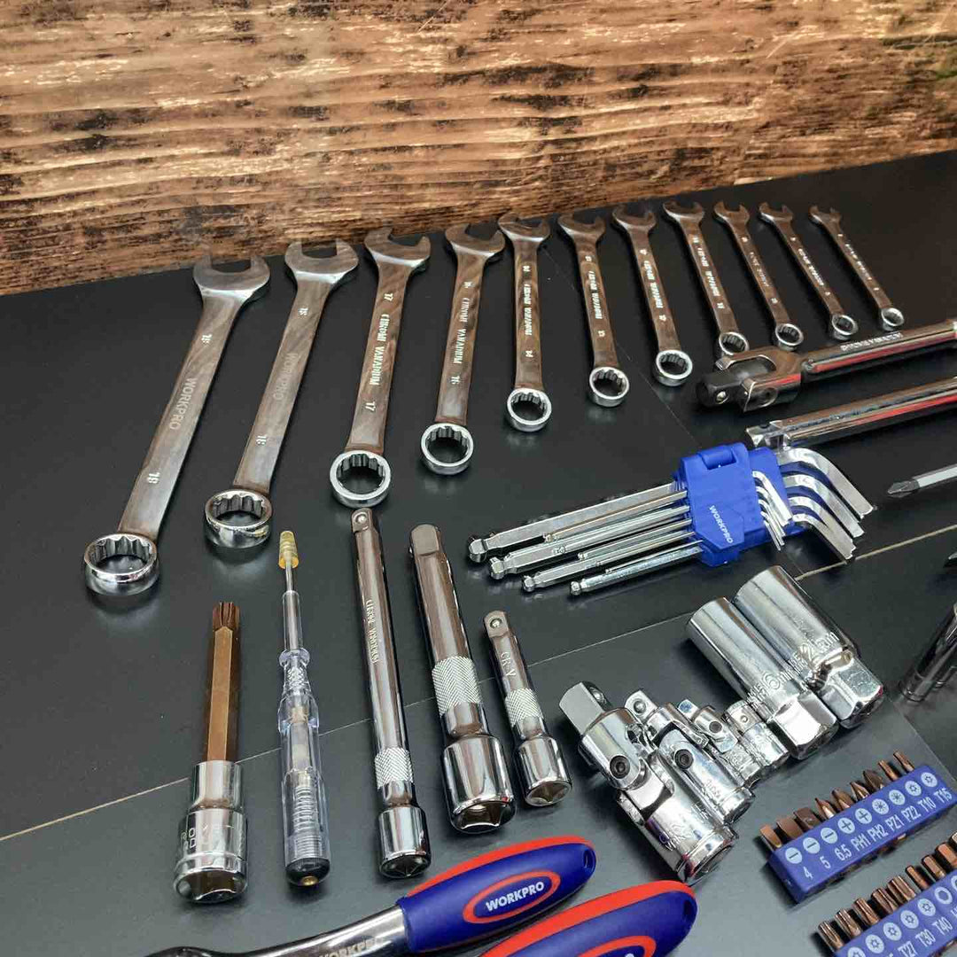 WORKPROソケットレンチ123点セットW003025AJ　※一部摩耗痕あり【川越店】