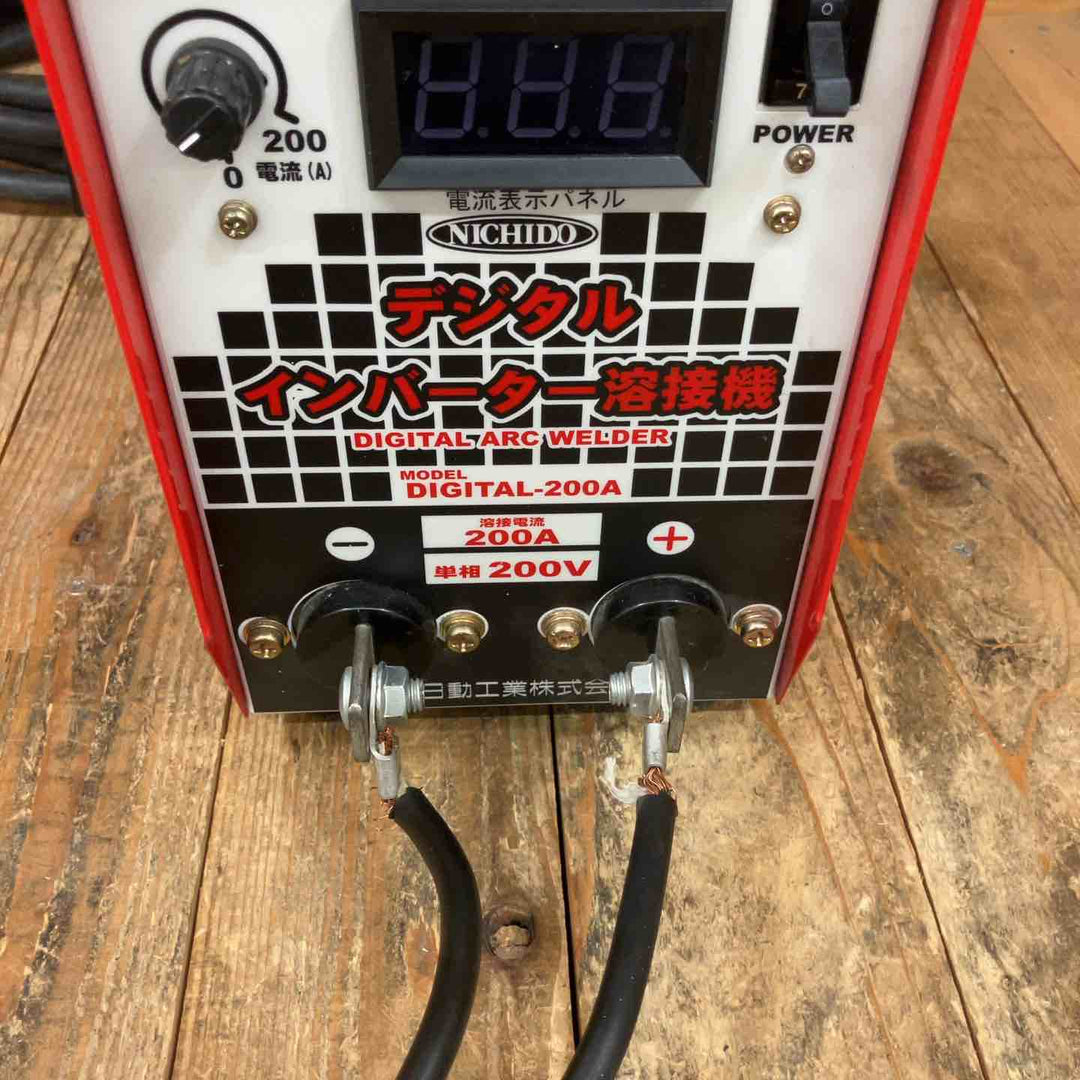 【店頭受取り限定】◇日動 直流溶接機 デジタルインバータ溶接機 単相200V専用 DIGITAL-200A【所沢店】