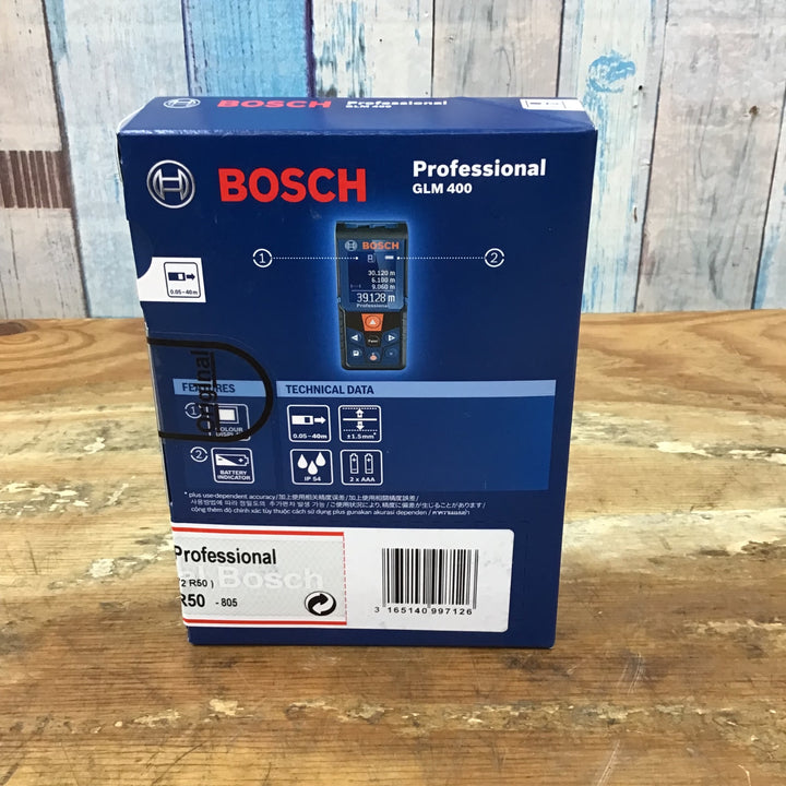 ①ボッシュ(BOSCH) レーザー距離計 GLM400【柏店】