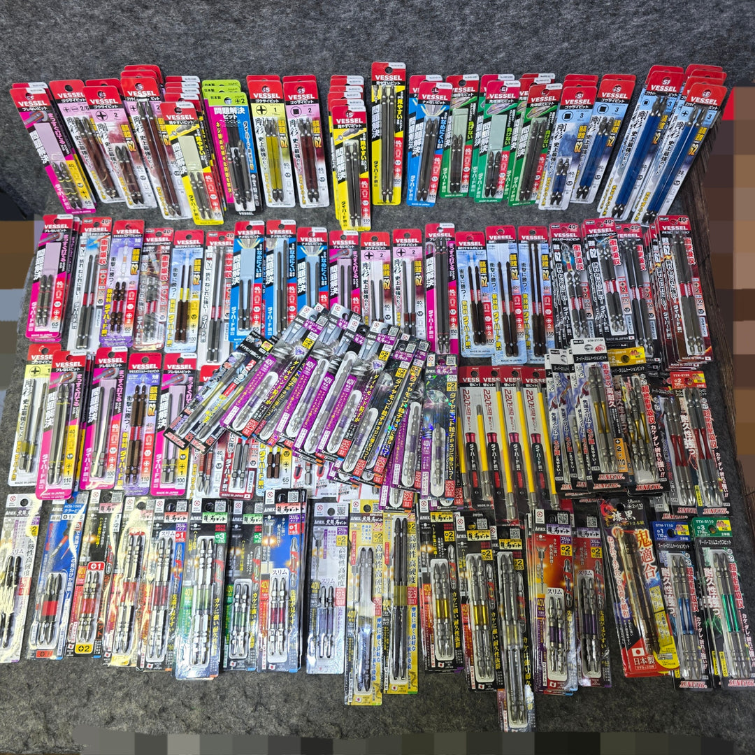 【まとめ売り！未使用】インパクト用 ビット 約565パック Anex VESSEL SUNFLAG makita メーカー・サイズ混合 ダイヤモンドビット混在【桶川店】
