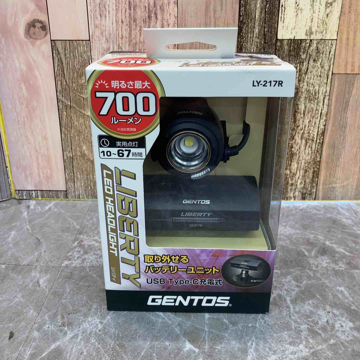 GENTOS LED ヘッドライト リバティ LY-217R【八潮店】