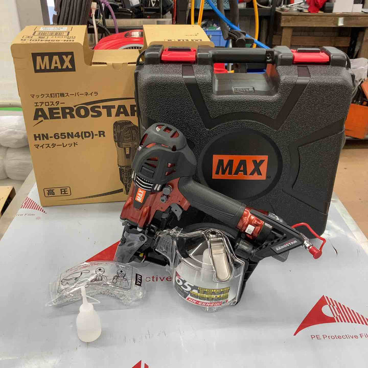 【未使用店頭展示品】 マックス(MAX) 高圧エア釘打ち機 HN-65N4(D)-R 【東大和店】