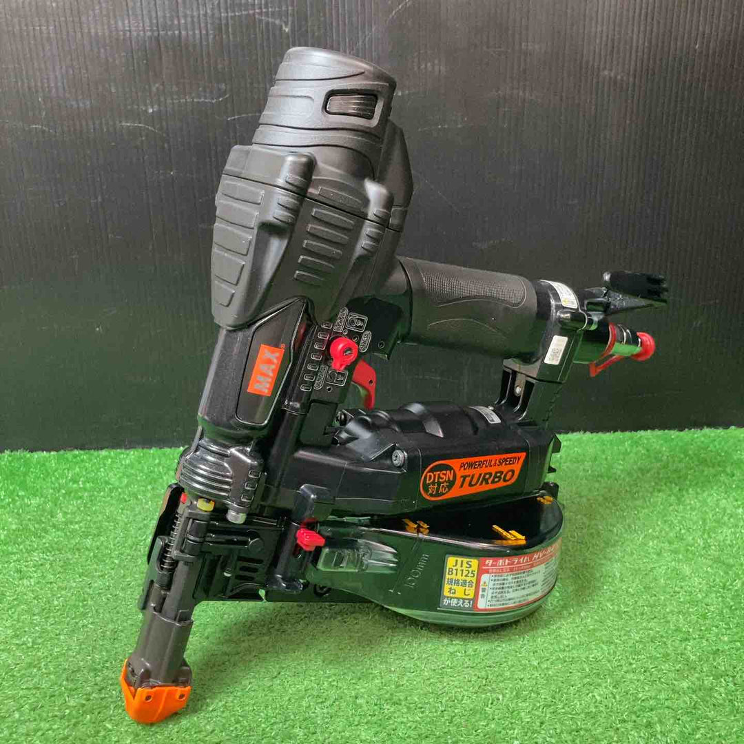 【美品】◇マックス(MAX) 高圧エアネジ打ち機 HV-R41G4 限定色ブラック【岩槻店】