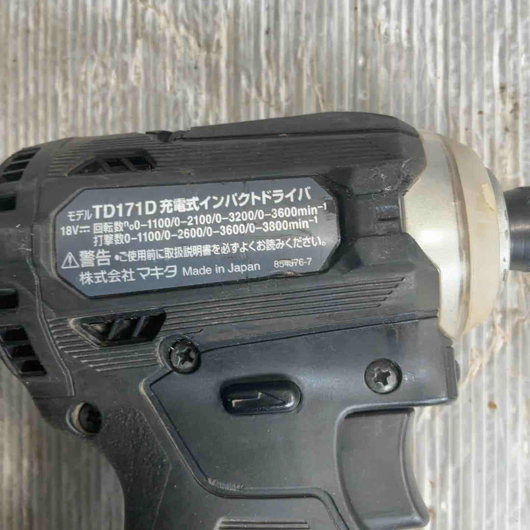 ★マキタ(makita) コードレスインパクトドライバー TD171DZB【草加店】