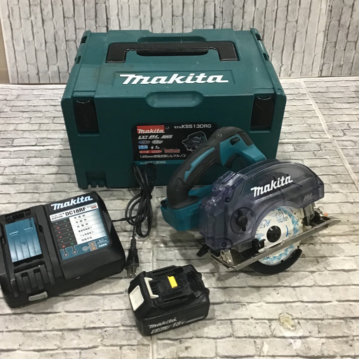 ★マキタ(makita) コードレス防じん丸のこ  KS513DRG【川口店】