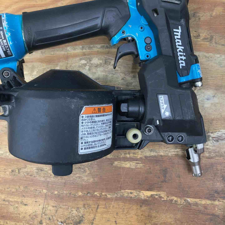 【中古品】★マキタ(makita) 高圧エア釘打ち機 AN534HM 50mm 青【柏店】